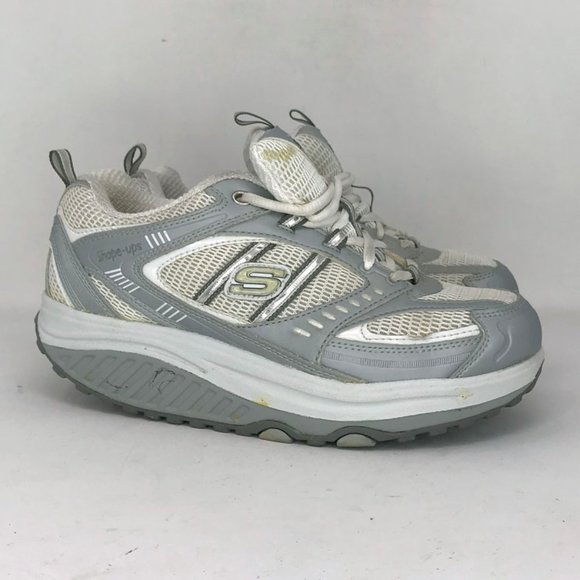 skechers silver shoes